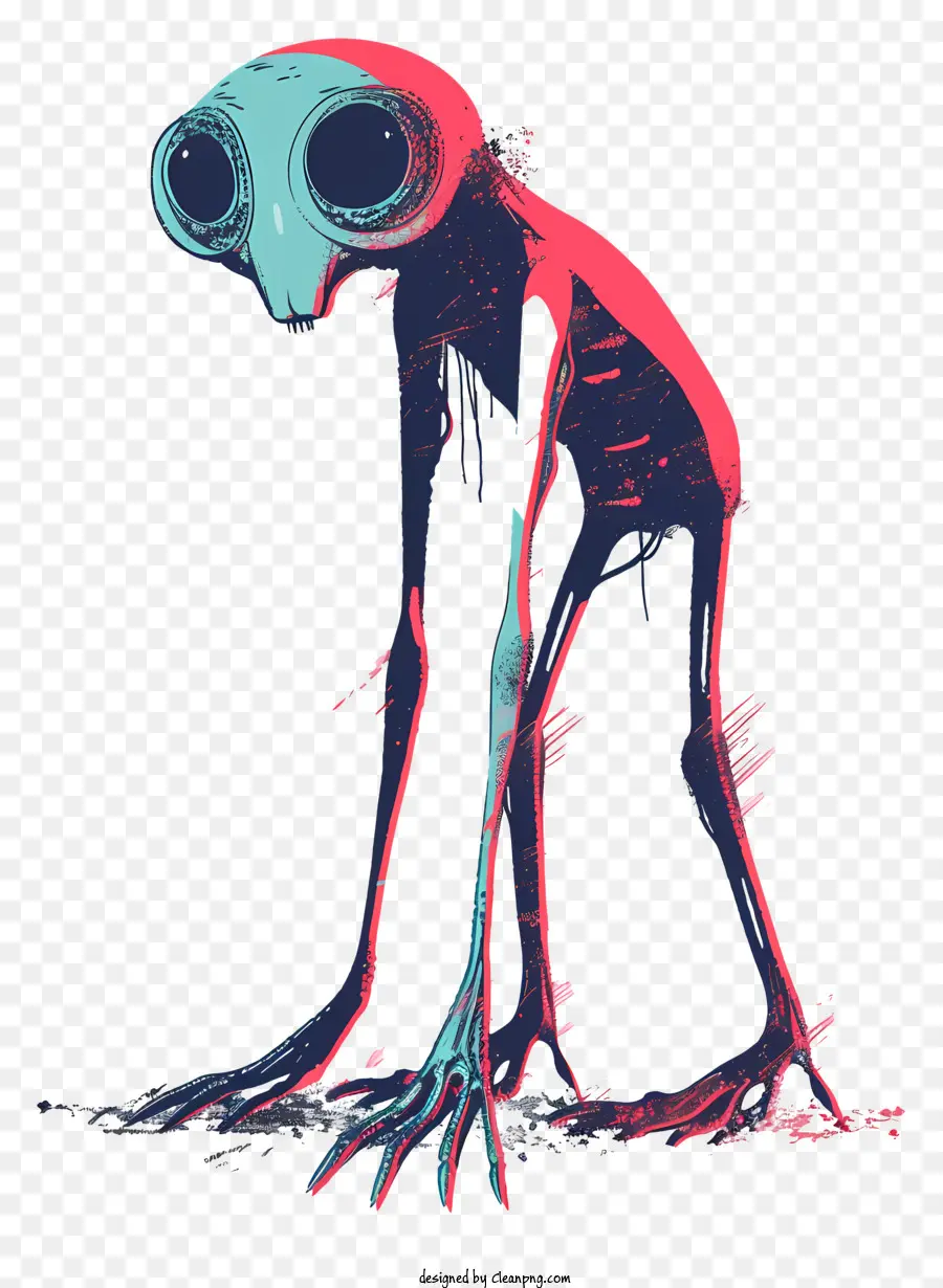 Alien Hominid，Criatura De Desenho Animado PNG