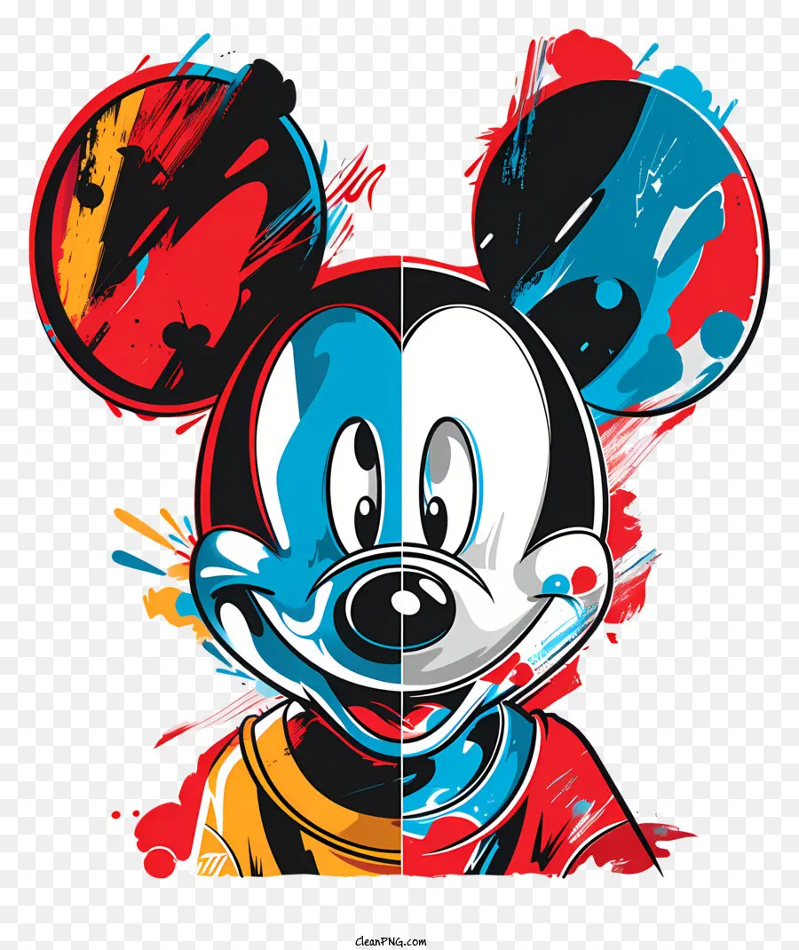 Mickey Mouse，Colorido PNG