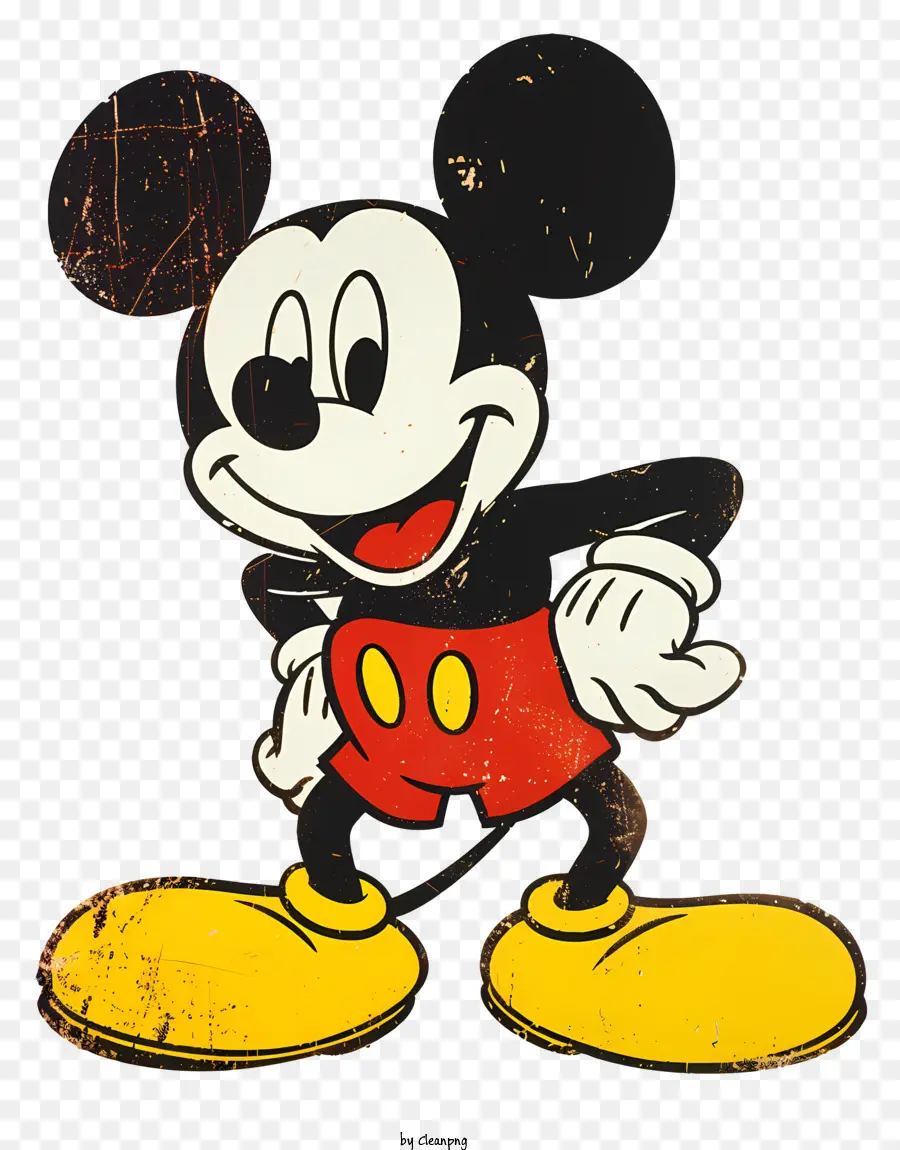 Mickey Mouse，Chapéu Amarelo PNG