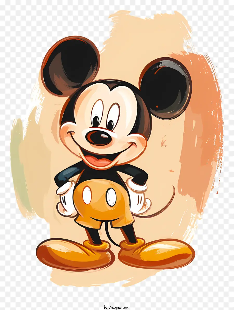 Mickey Mouse，Calças Pretas PNG