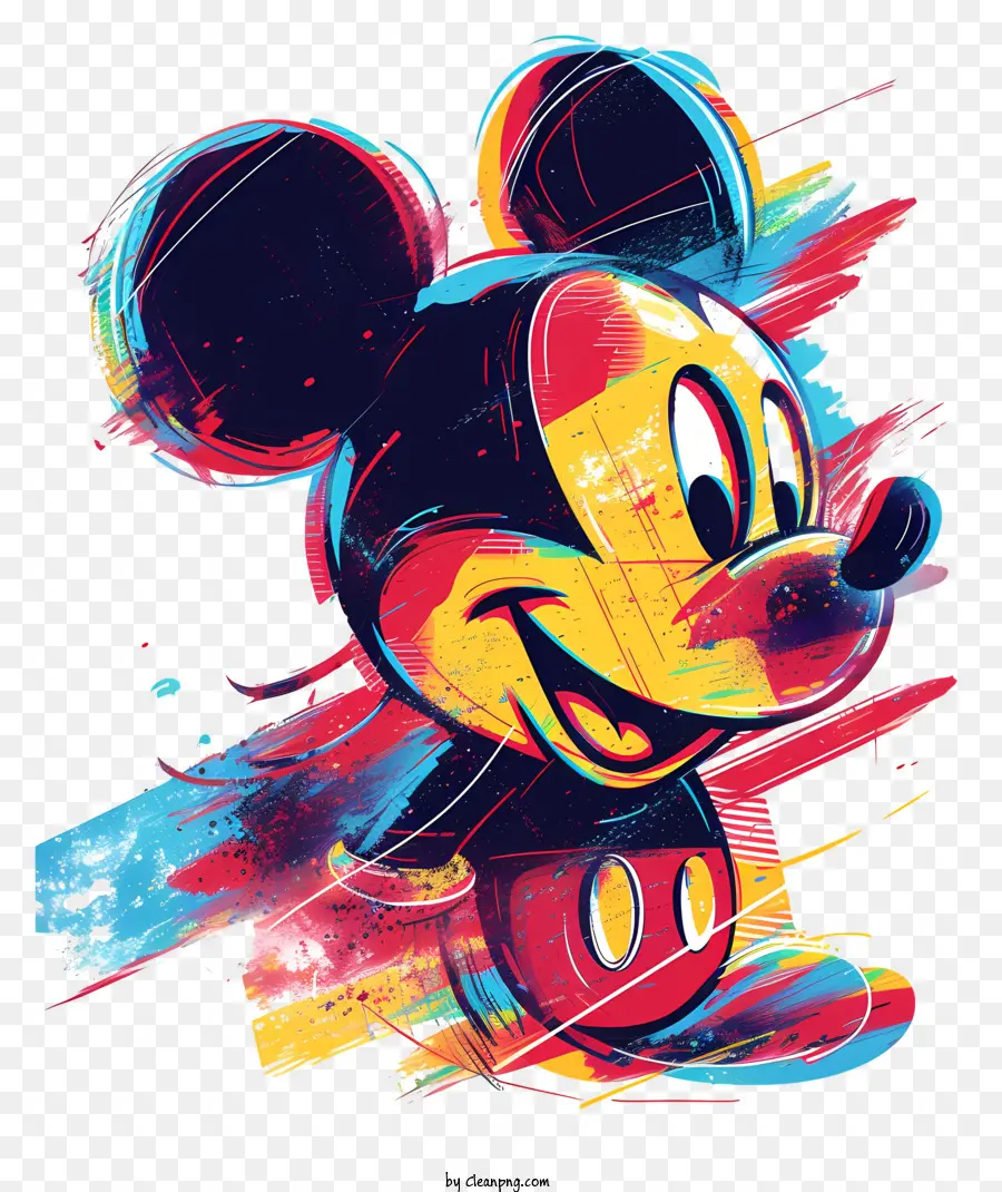 Mickey Mouse，Rosto Redondo PNG