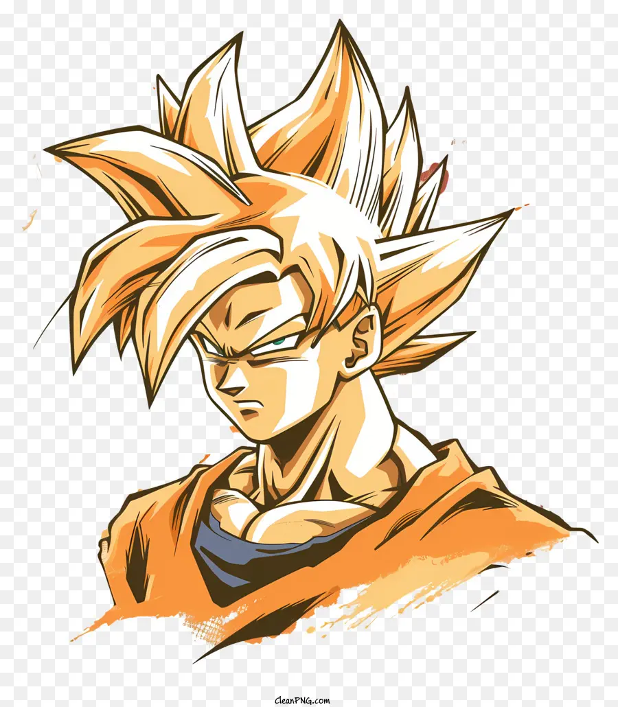 Goku，Retrato PNG