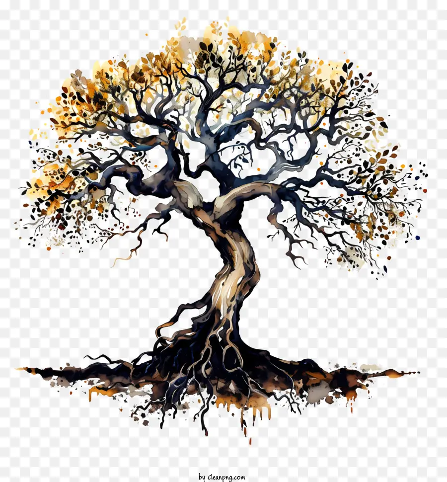 árvore，Pintura PNG