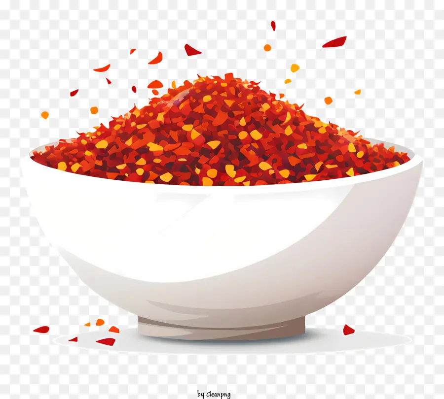 Chilli Floks Powder，Pimentas Vermelhas PNG