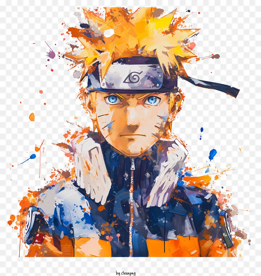 Naruto，Rosto A Sorrir PNG