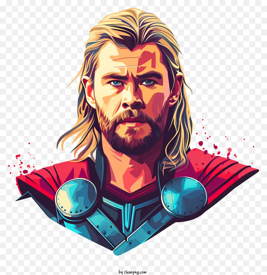 Thor，Cabelo Loiro PNG