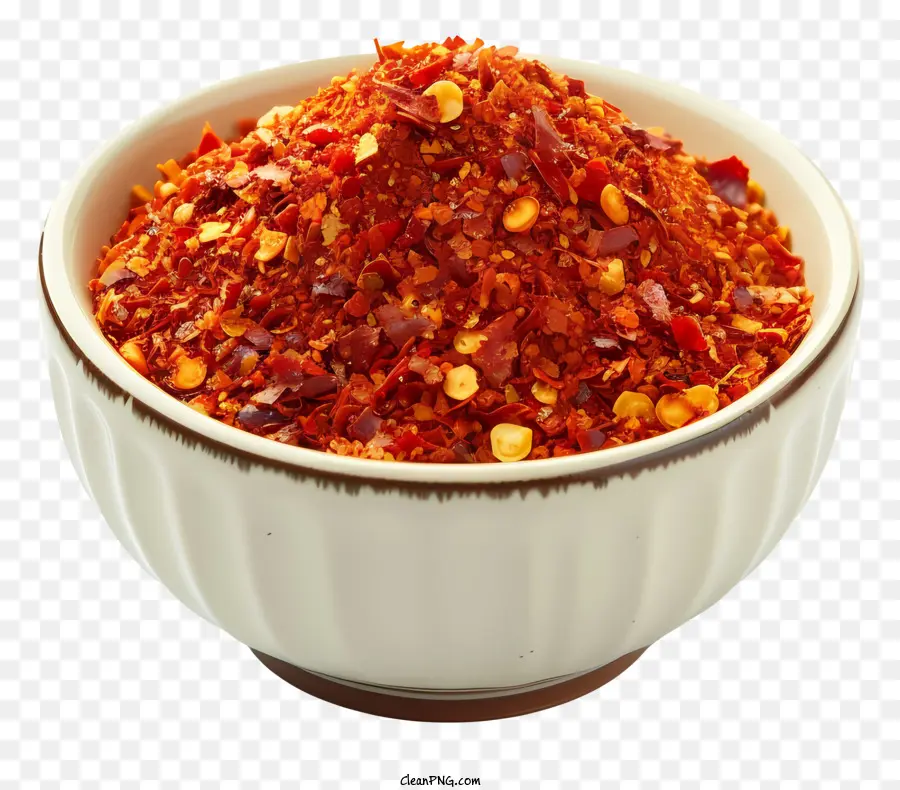 Chilli Floks Powder，Tigela PNG