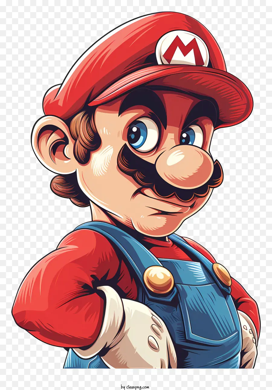 Mario，Boné Vermelho PNG