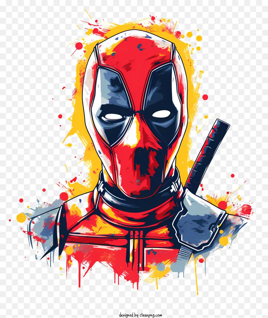 Deadpool，Máscara Facial PNG