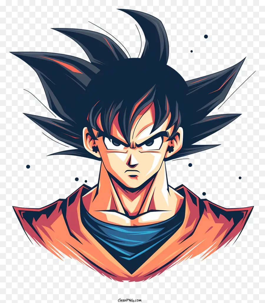 Goku，Camisa Laranja PNG