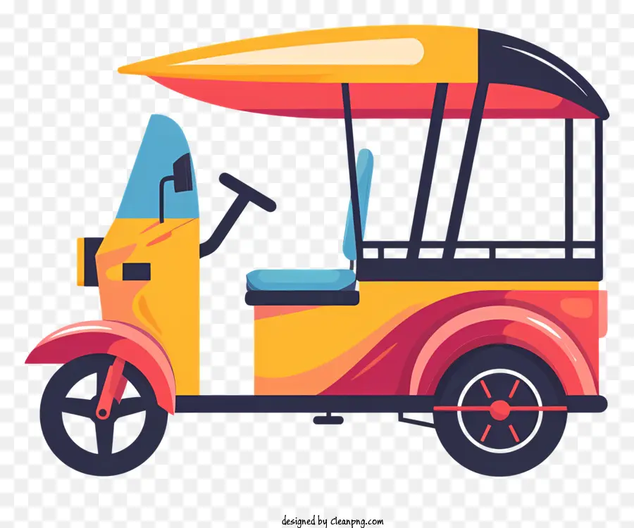 Auto Rickshaw，Veículo Pequeno PNG