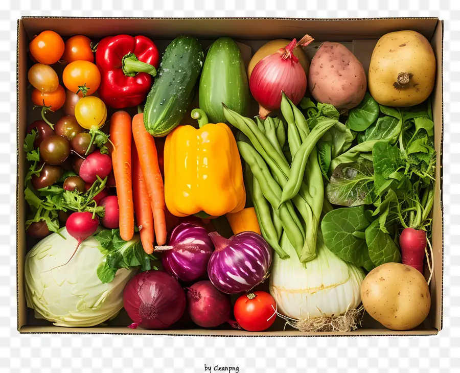 Vegetais Caixa，Cardboard Box PNG