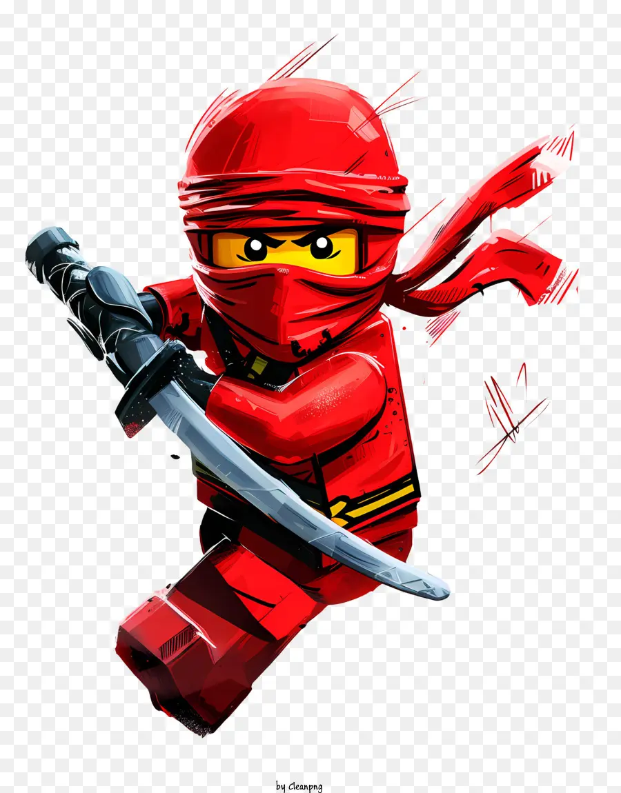 Ninjago，Ninja Vermelho PNG