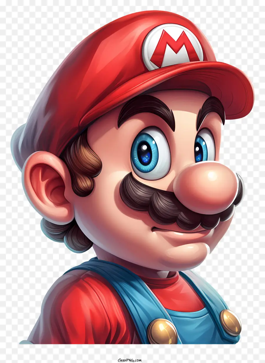 Mario，Camisa Azul PNG