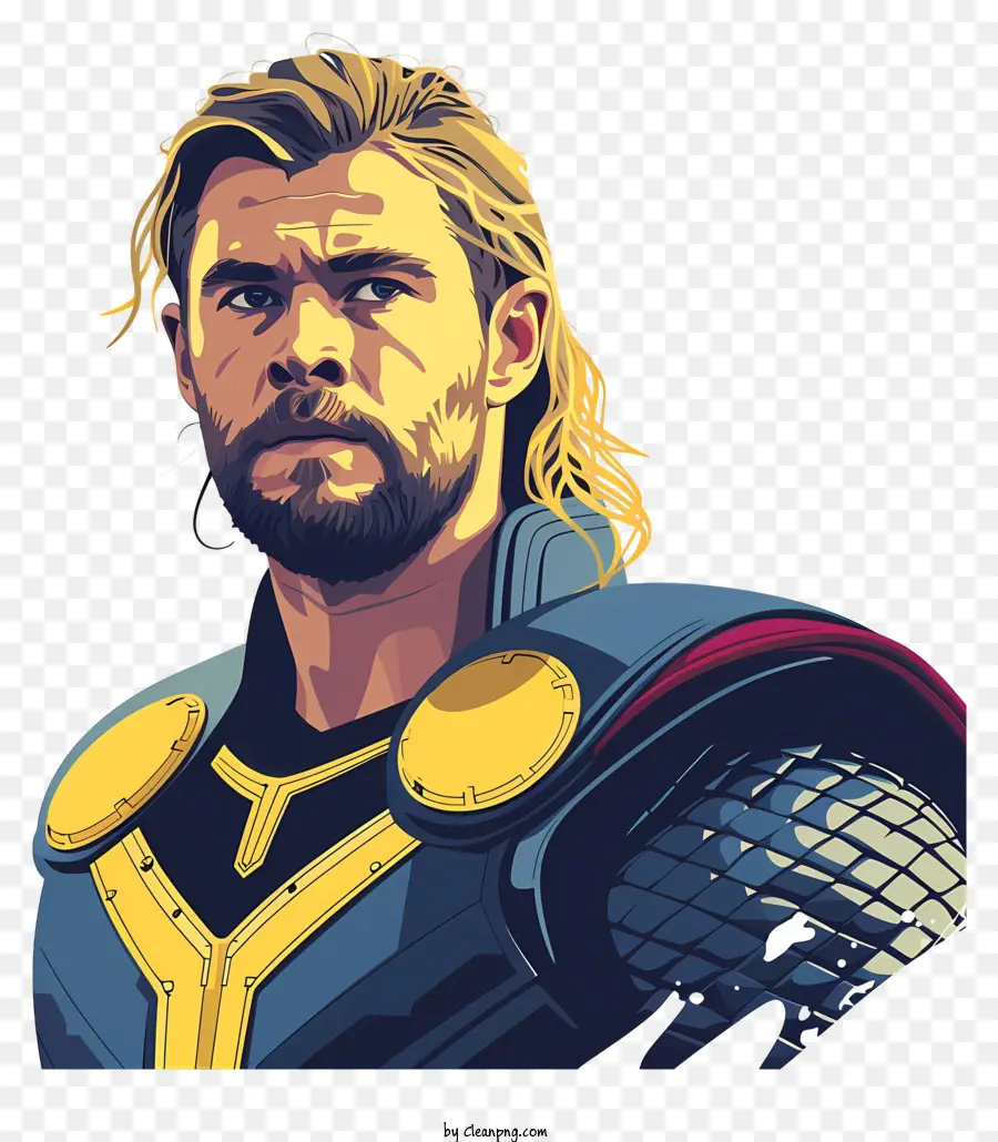 Thor，Olhos Azuis PNG