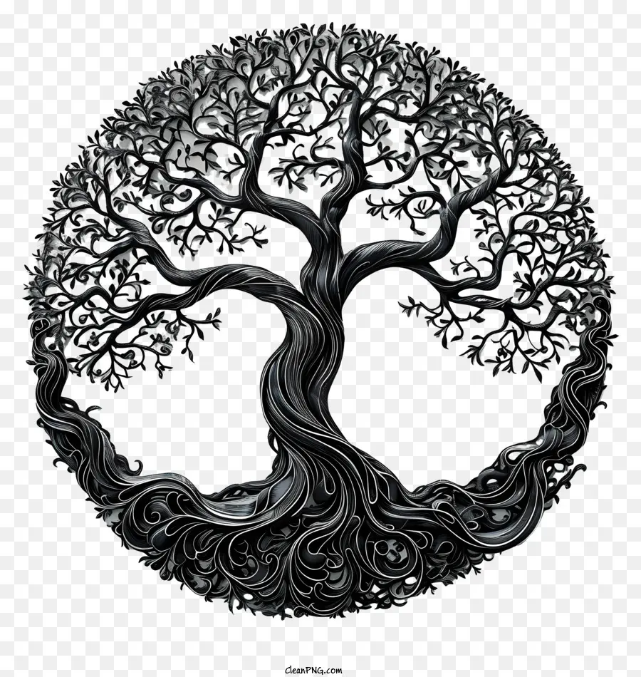 árvore Da Vida，Escuro árvore PNG