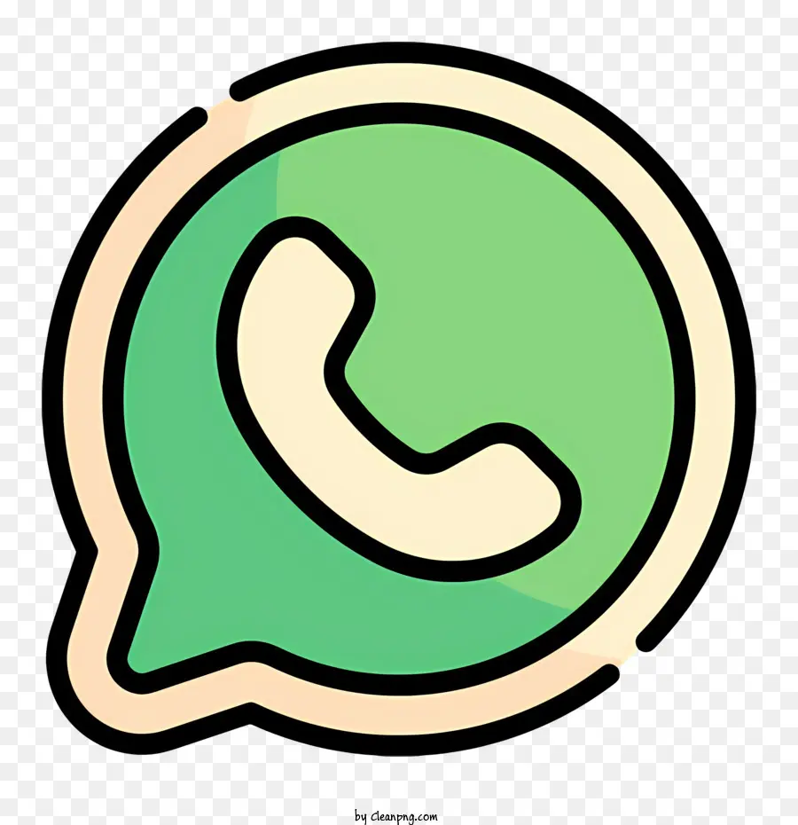 O Whatsapp Logotipo，ícone Verde PNG