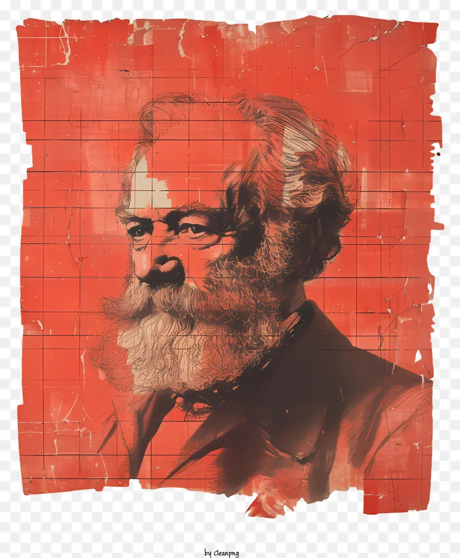 Karl Marx，Pintura PNG