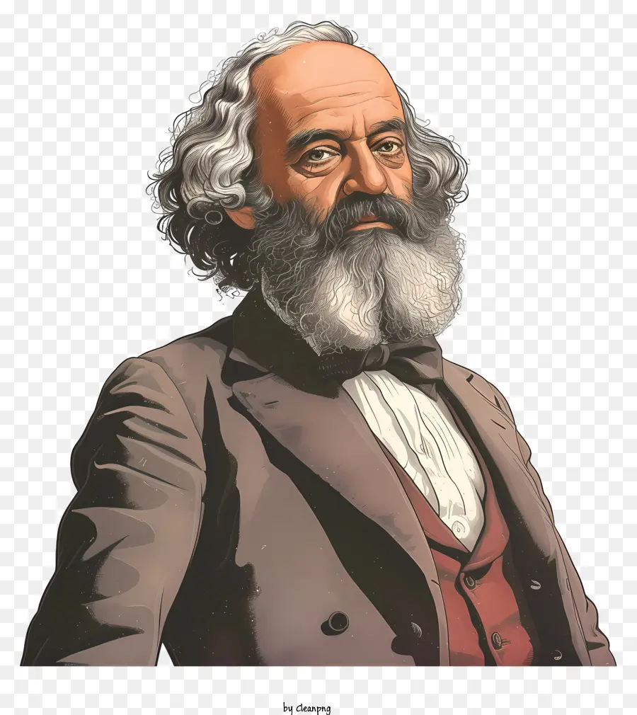 Karl Marx，Homem PNG