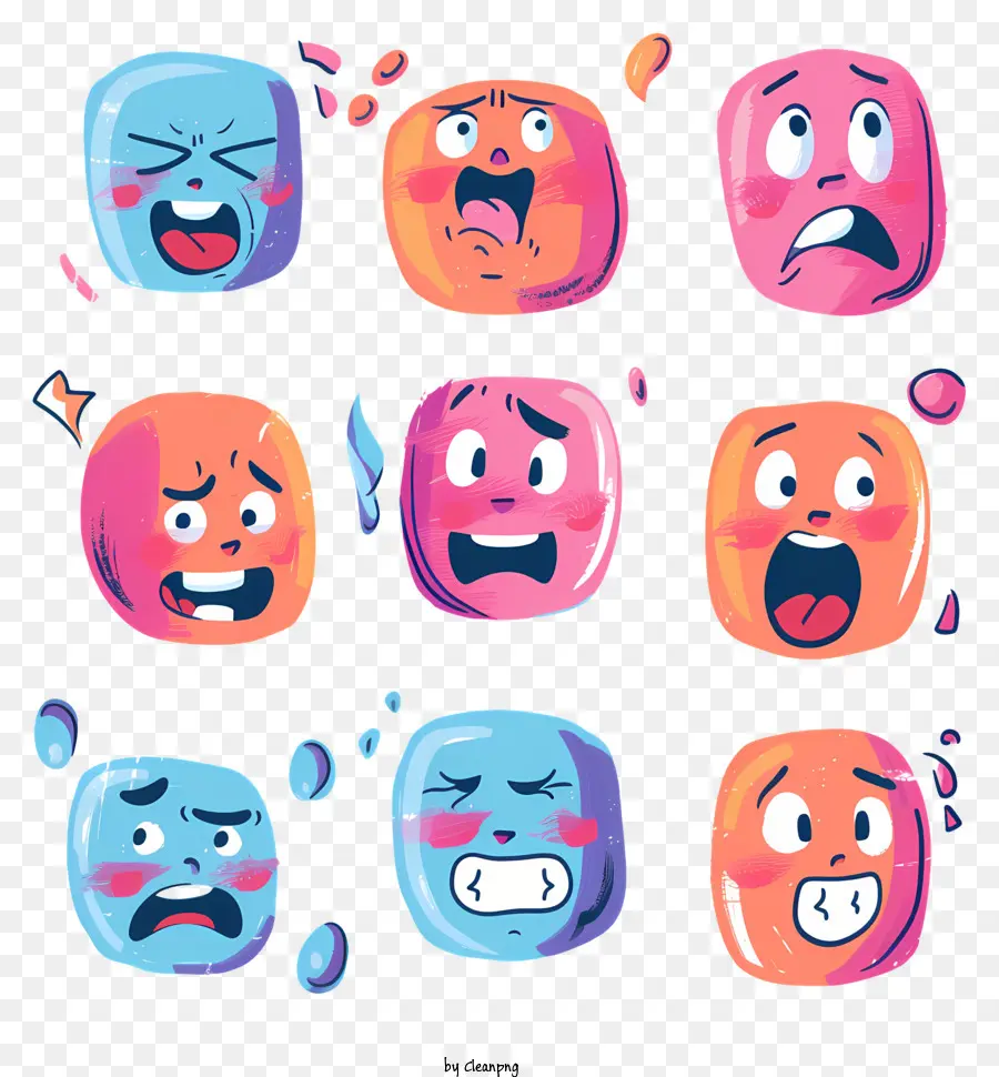 Emoticons De，Emoticons PNG