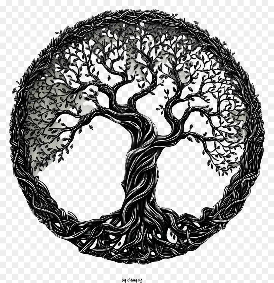 árvore Da Vida，Escuro árvore PNG
