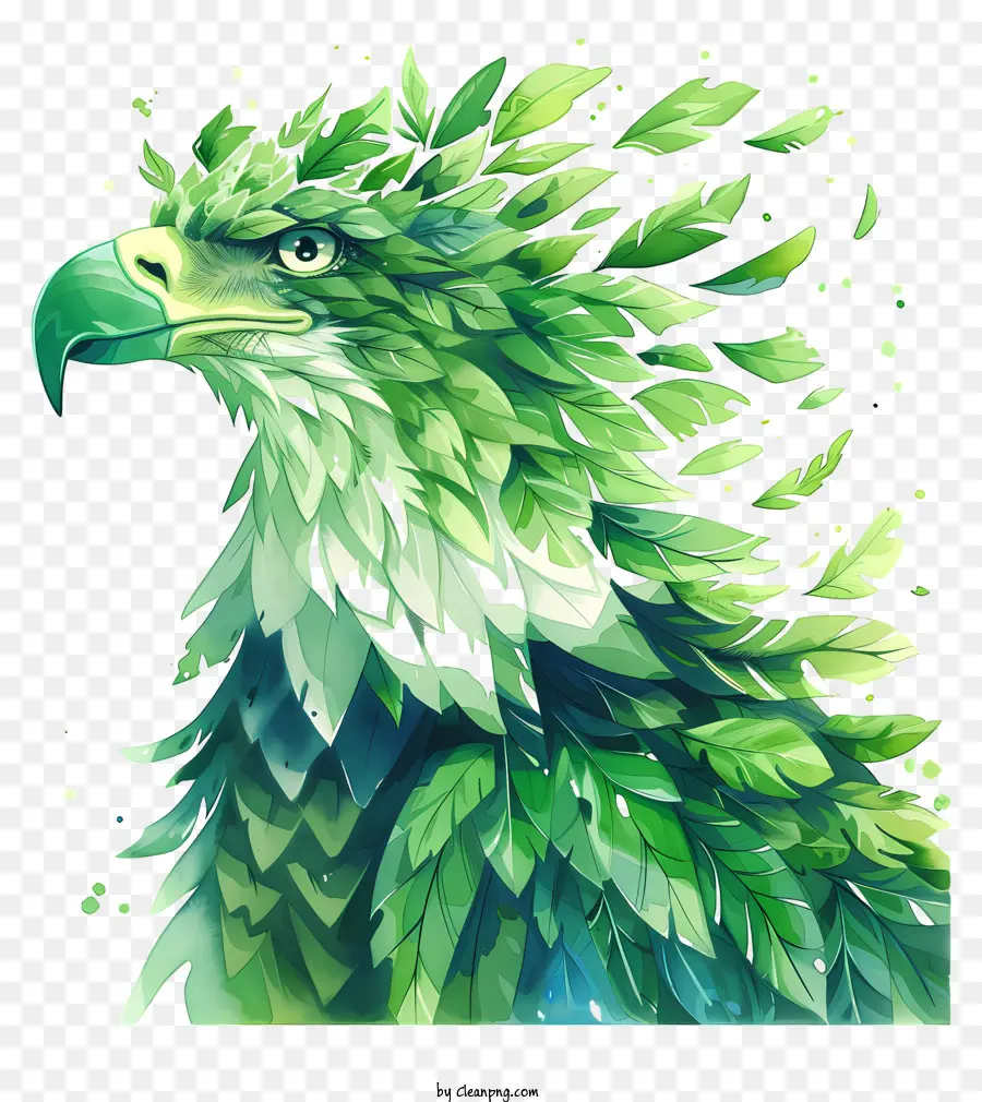 Folhas De águia，Trabalho De Arte Digital PNG