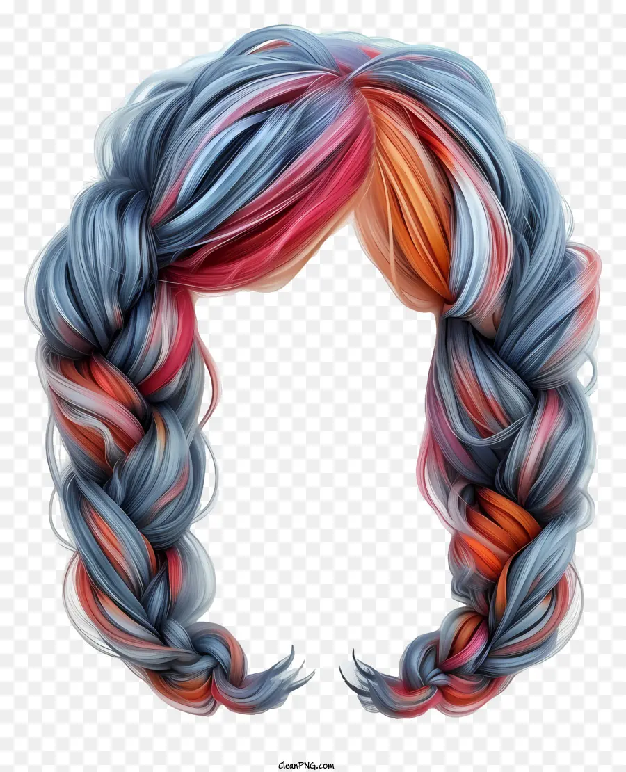 Peruca De Cabelo Trançado，Cabelo Da Mulher PNG