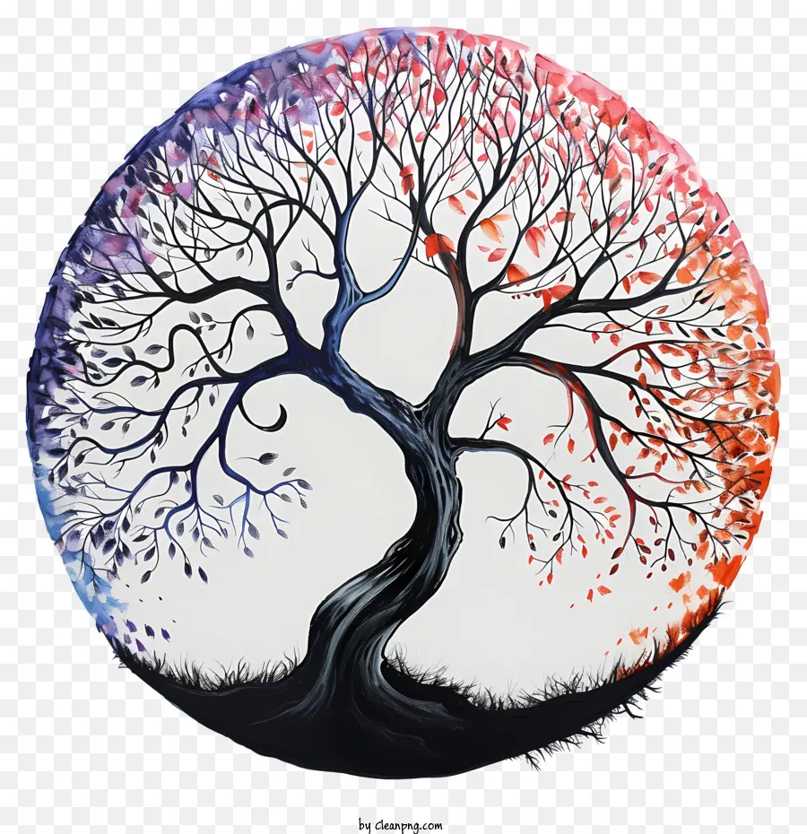 árvore Da Vida，árvore De Pintura PNG