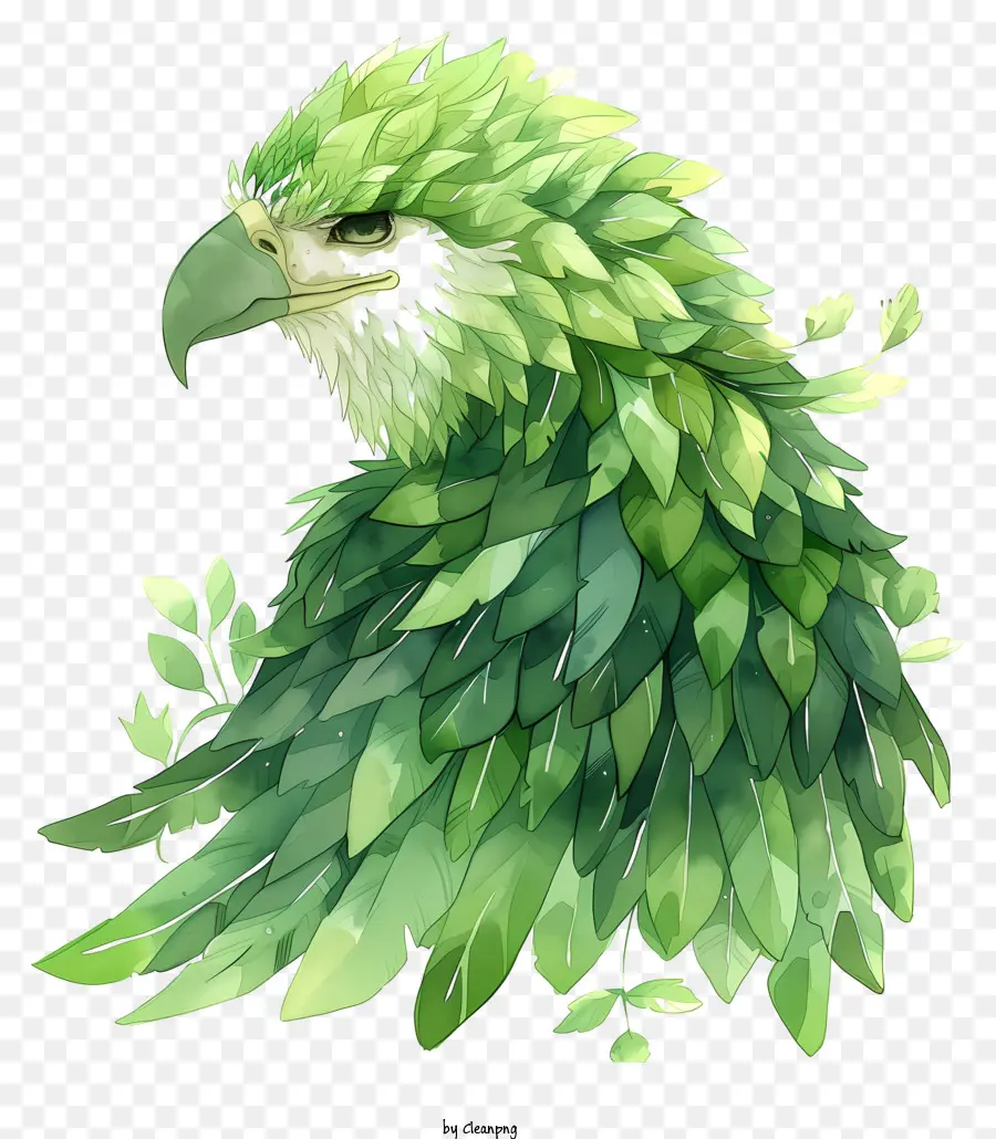 Folhas De Águia，Águia Verde PNG