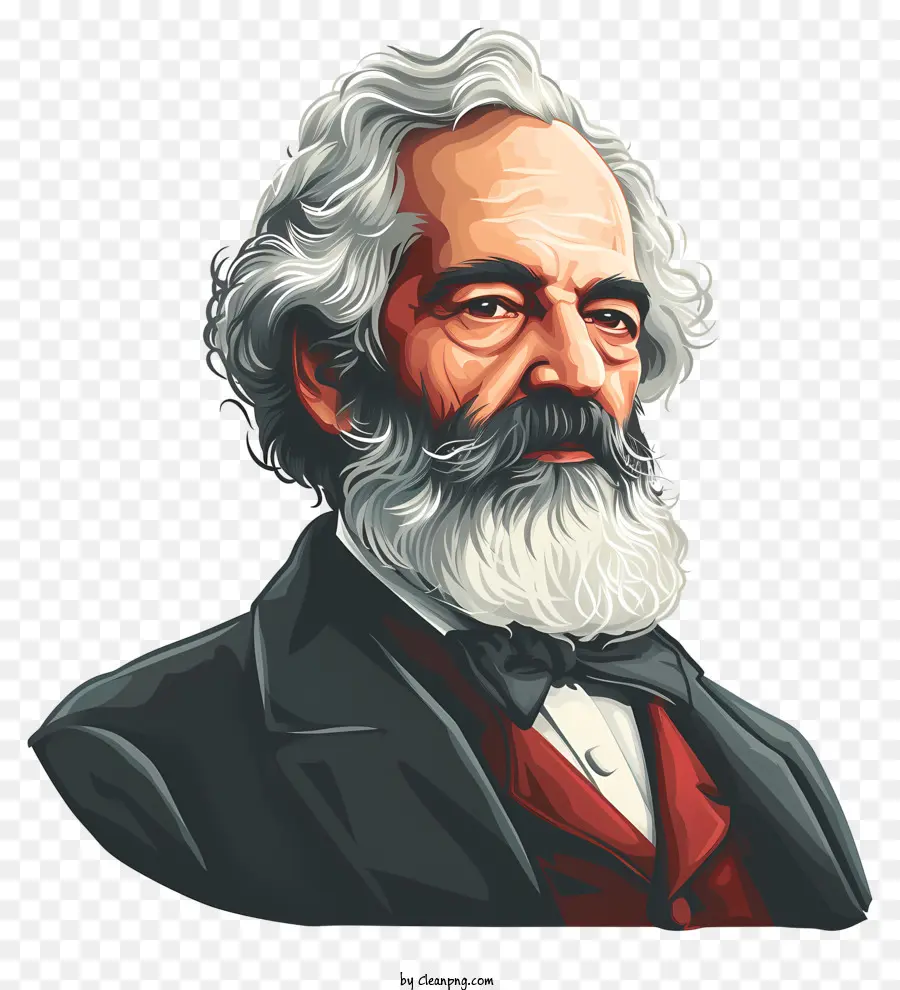 Karl Marx，Bigode PNG