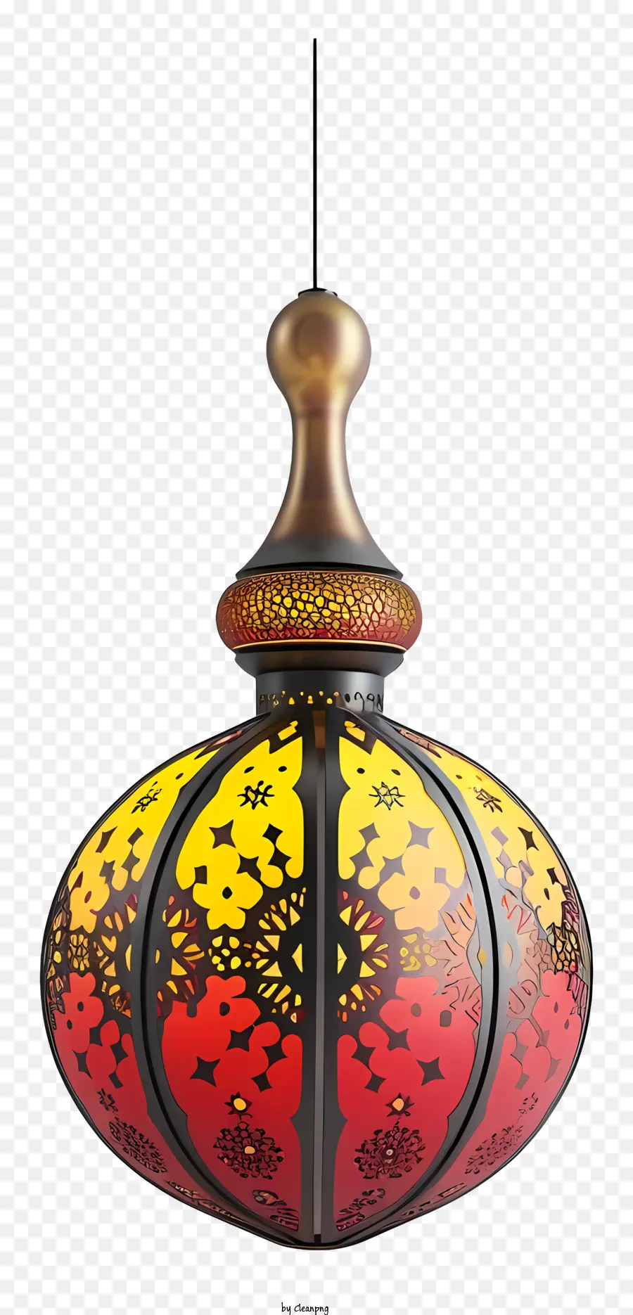Islâmica Lâmpada，Lanterna De Vitral PNG