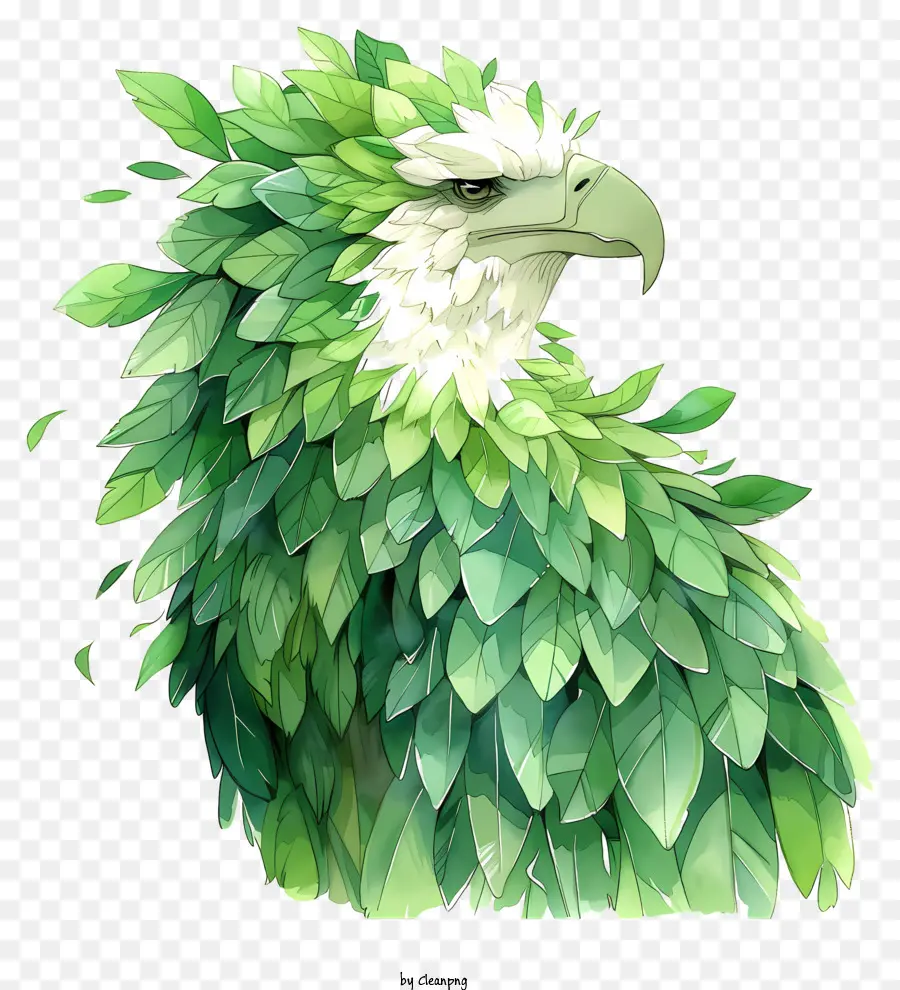 Folhas De Águia，Águia Verde PNG