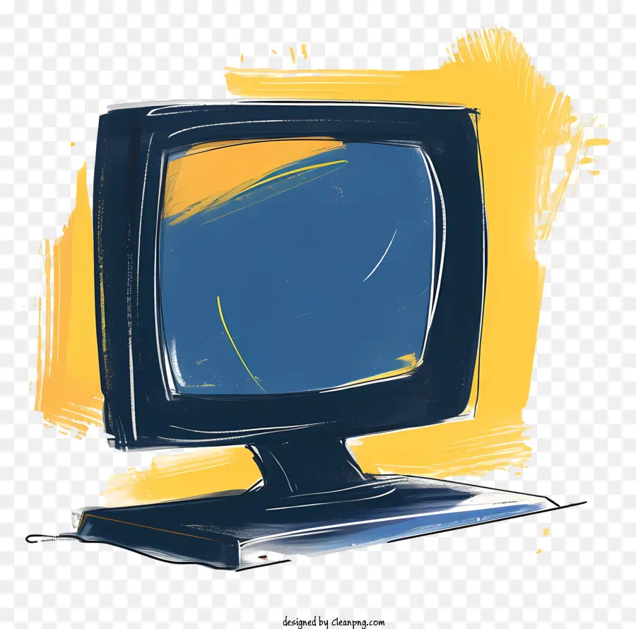 Monitor De Computador，Estilo Crt PNG