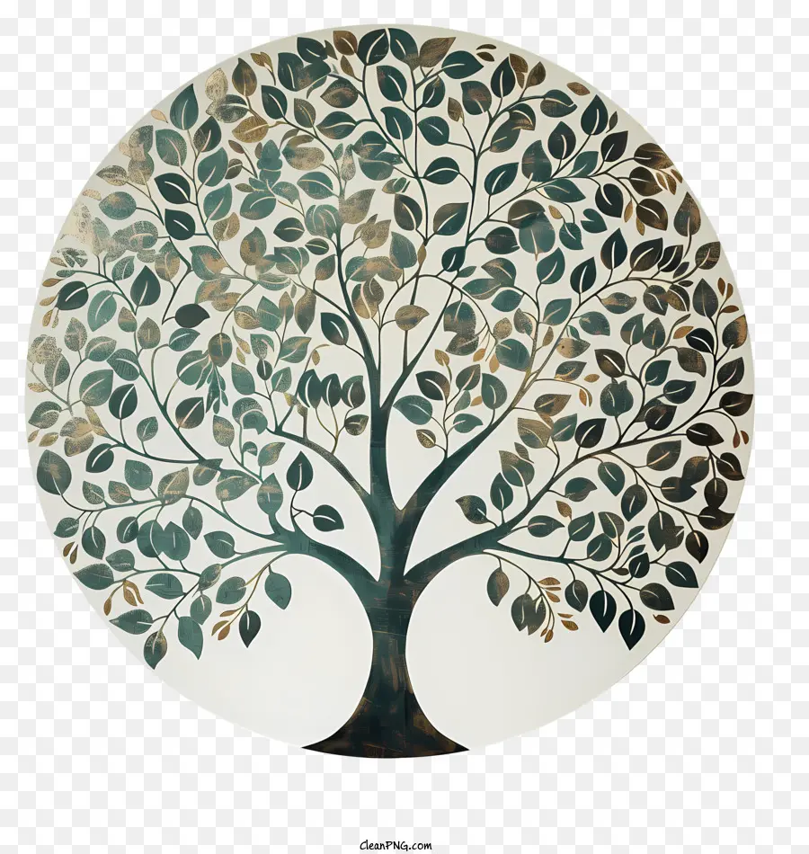 árvore Da Vida，Arte Circular PNG
