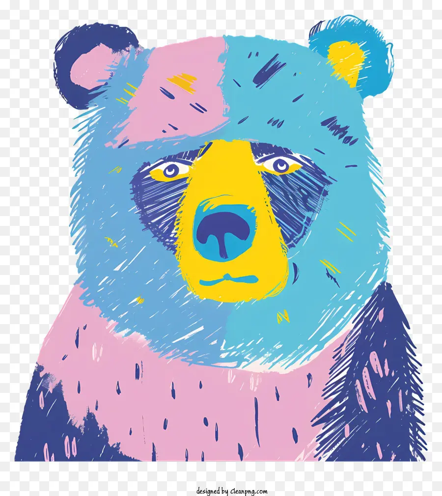 Urso Azul，Urso Marrom PNG
