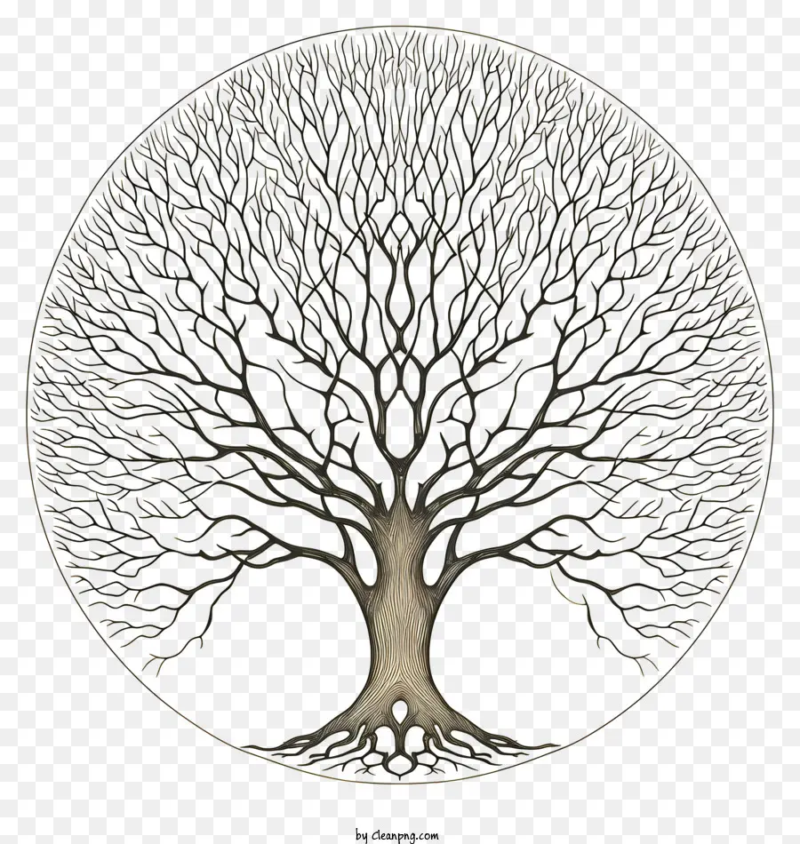 árvore Da Vida，Árvore Enraizada PNG