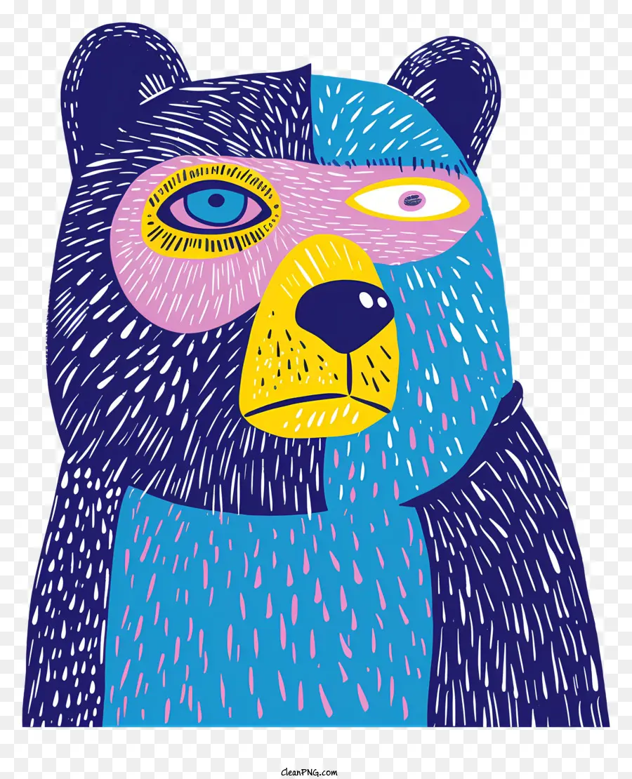 Urso Azul，Urso PNG