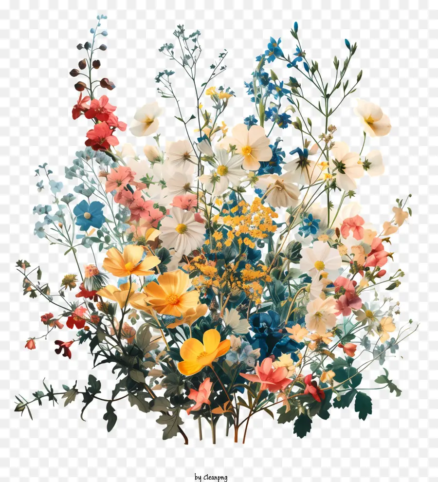 Flores Da Primavera，Bouquet Of Flowers PNG