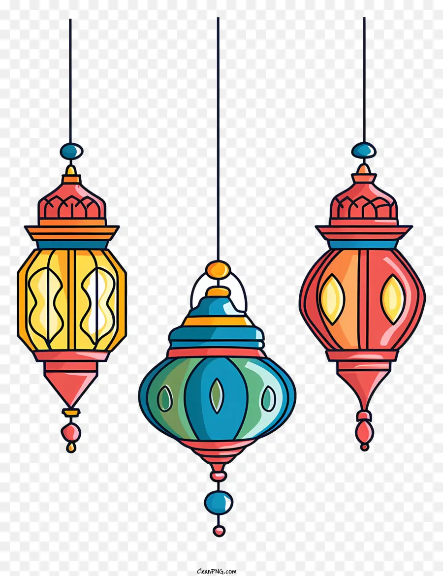 Lâmpadas Islâmicas Penduradas，Lâmpada Indiana Tradicional PNG