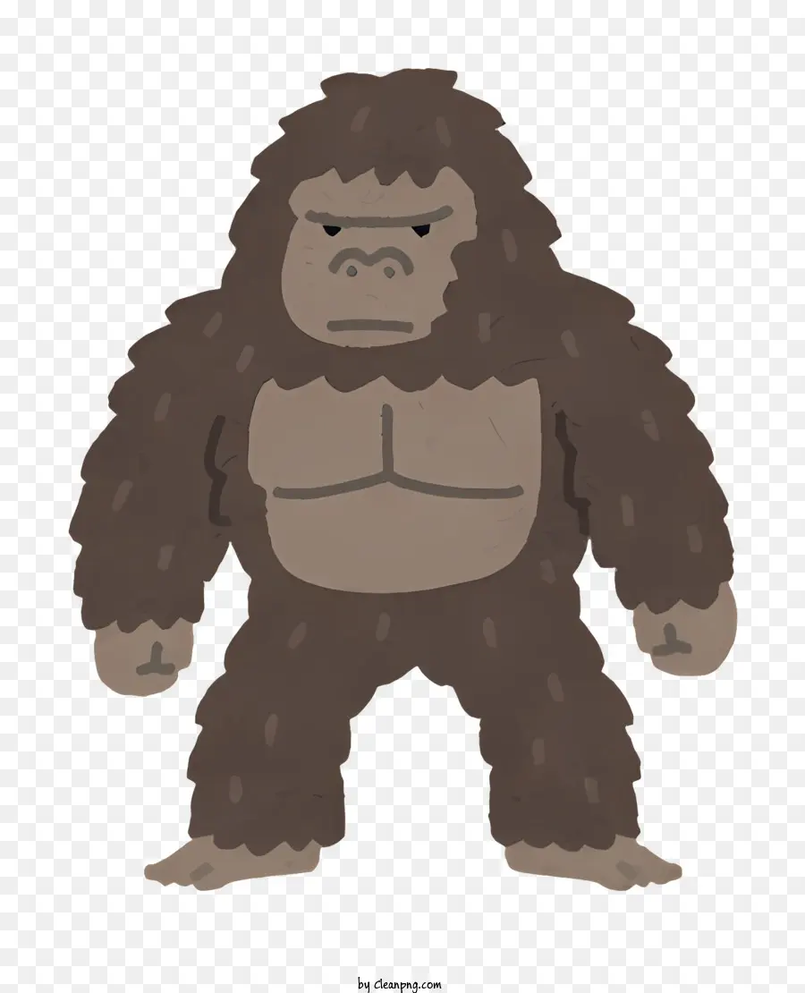 Gorila，Gorila Peluda PNG