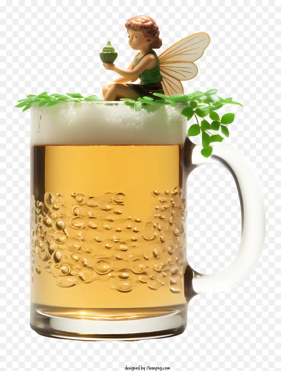 Cerveja De Fada Do Dia De St Patricks，Fada PNG