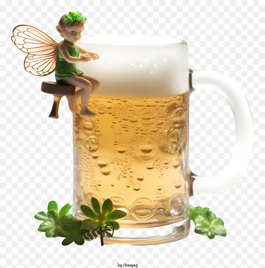 Cerveja De Fada Do Dia De St Patricks，A Caneca De Cerveja PNG