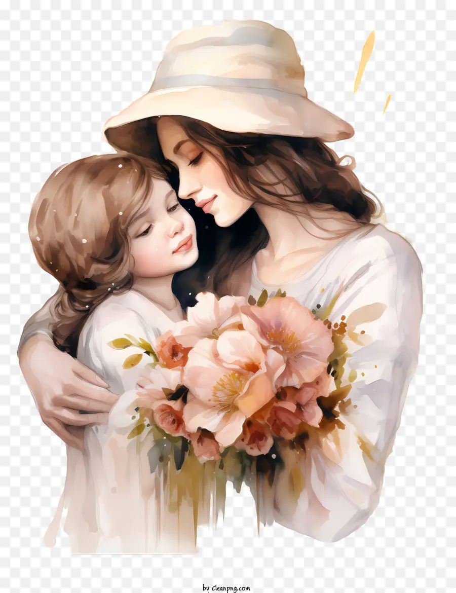 Dia Das Mães，Mãe E Filha PNG