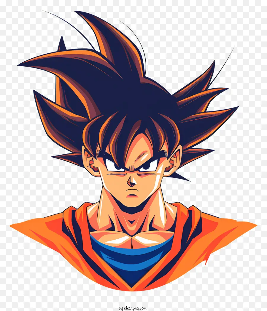 Goku，Robe Com Capuz Escuro PNG