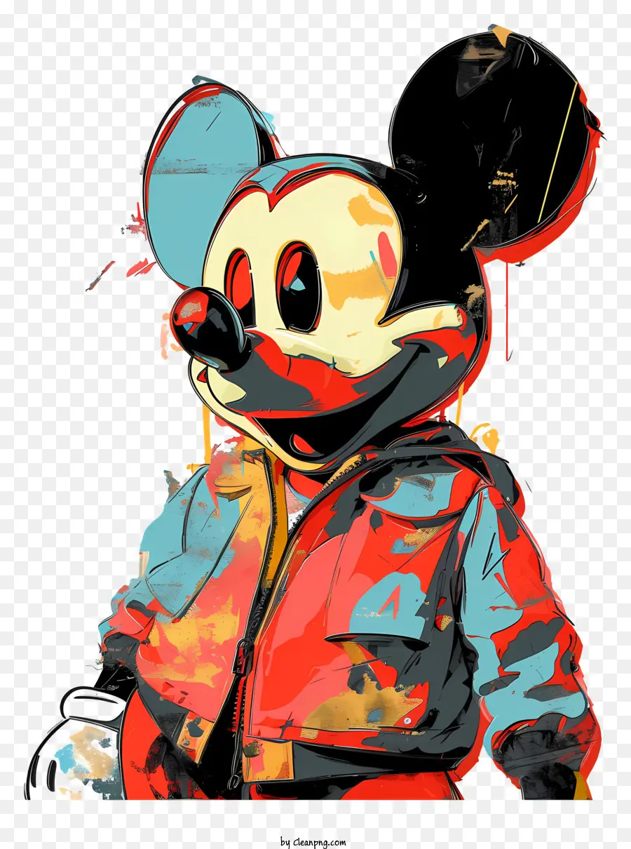 Mickey Mouse，Pintura Digital PNG