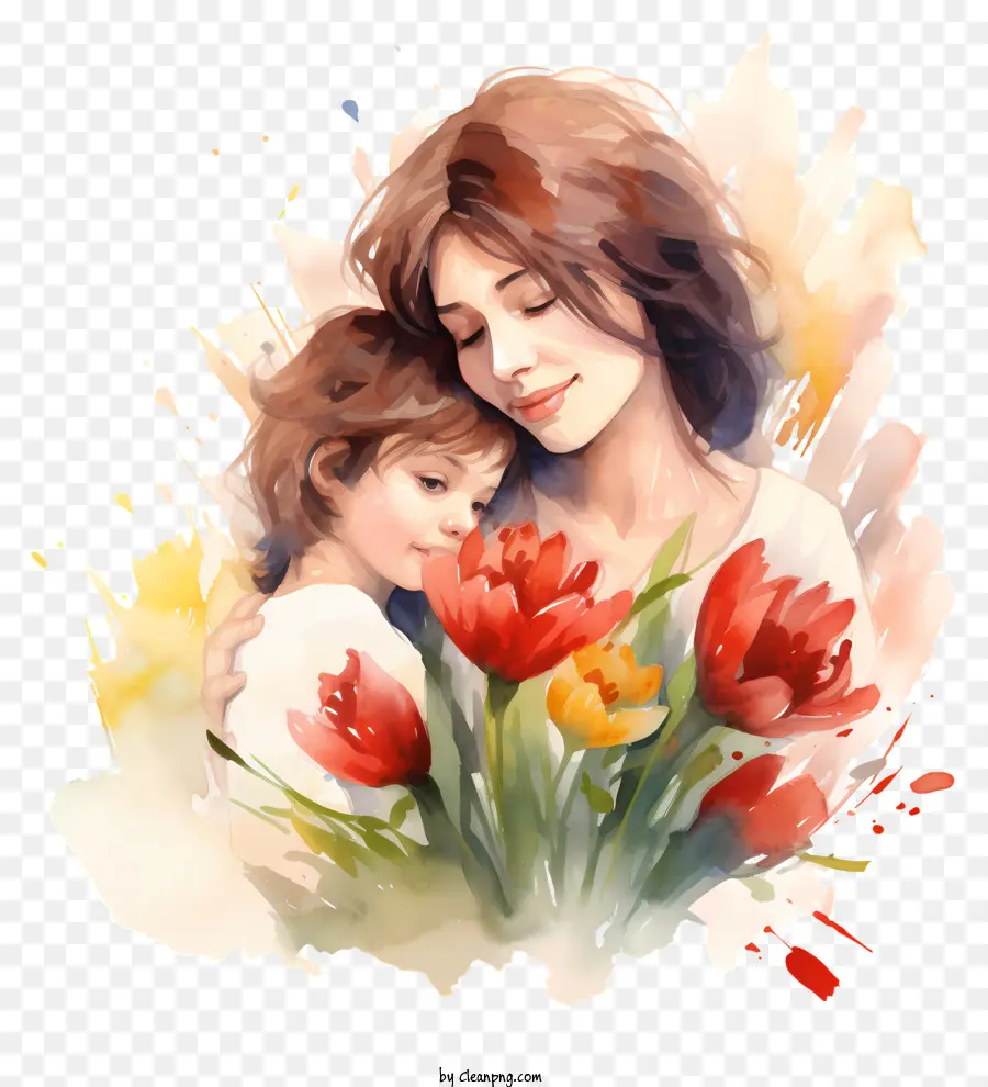 Dia Das Mães，Mães Amor PNG