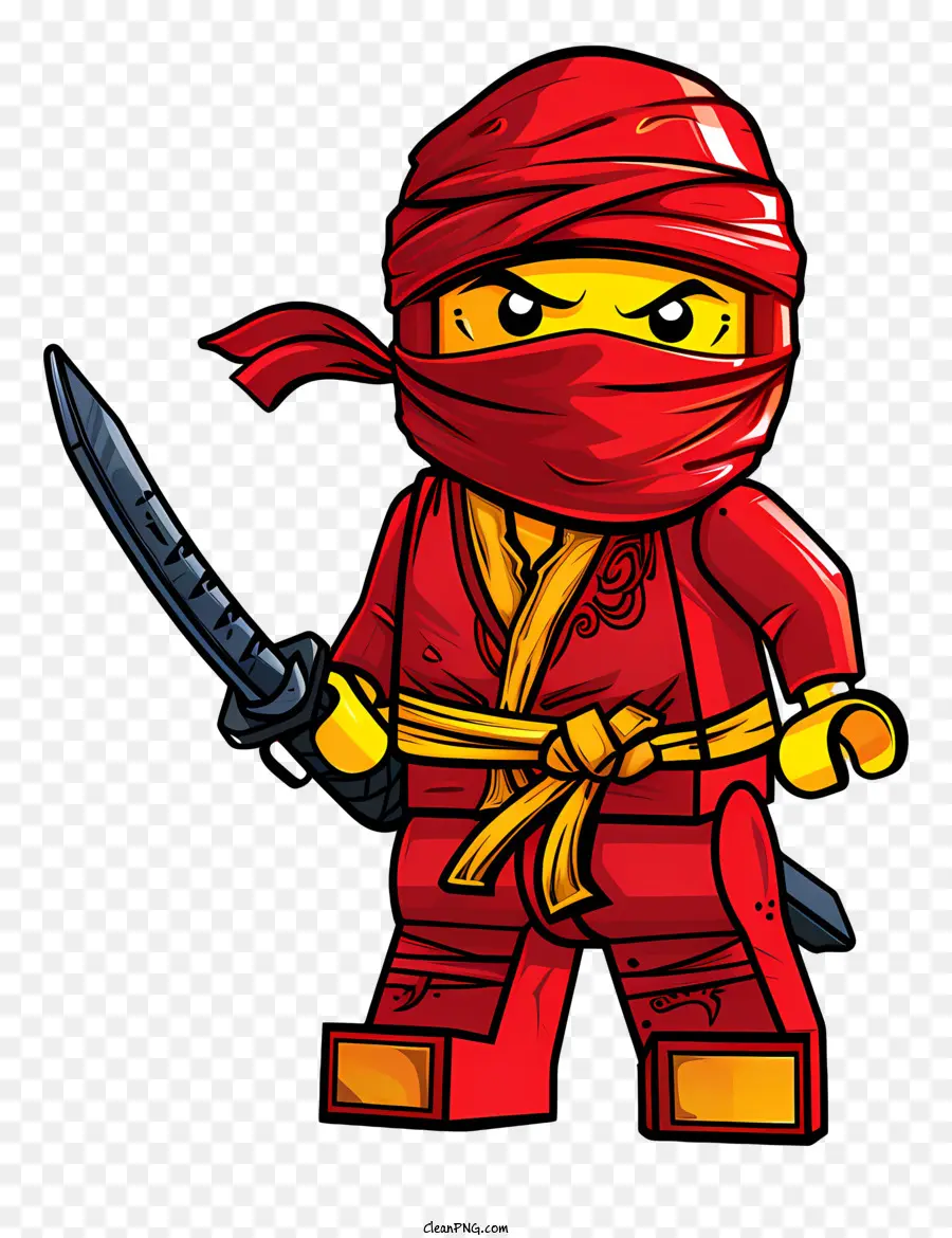 Ninjago，Figura Lego Vermelha PNG