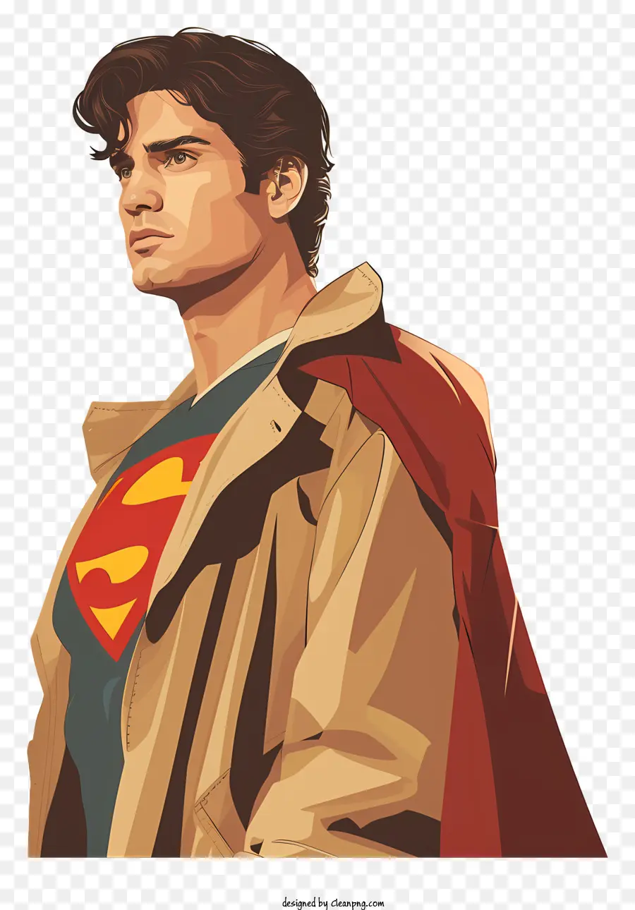 Superman，Desenho A Preto E Branco PNG