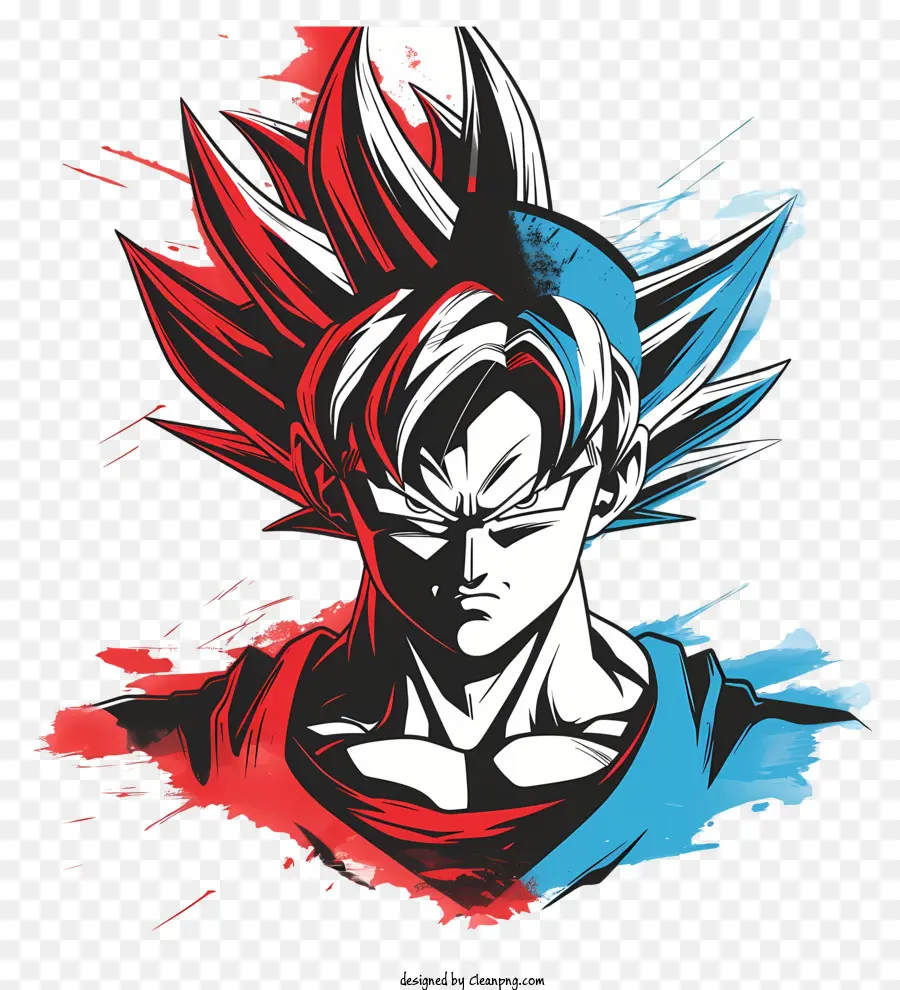 Goku，Bandeira Brilhante PNG