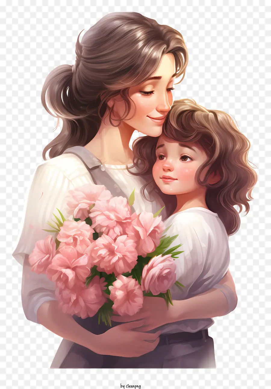 Dia Das Mães，Mãe E Filho PNG